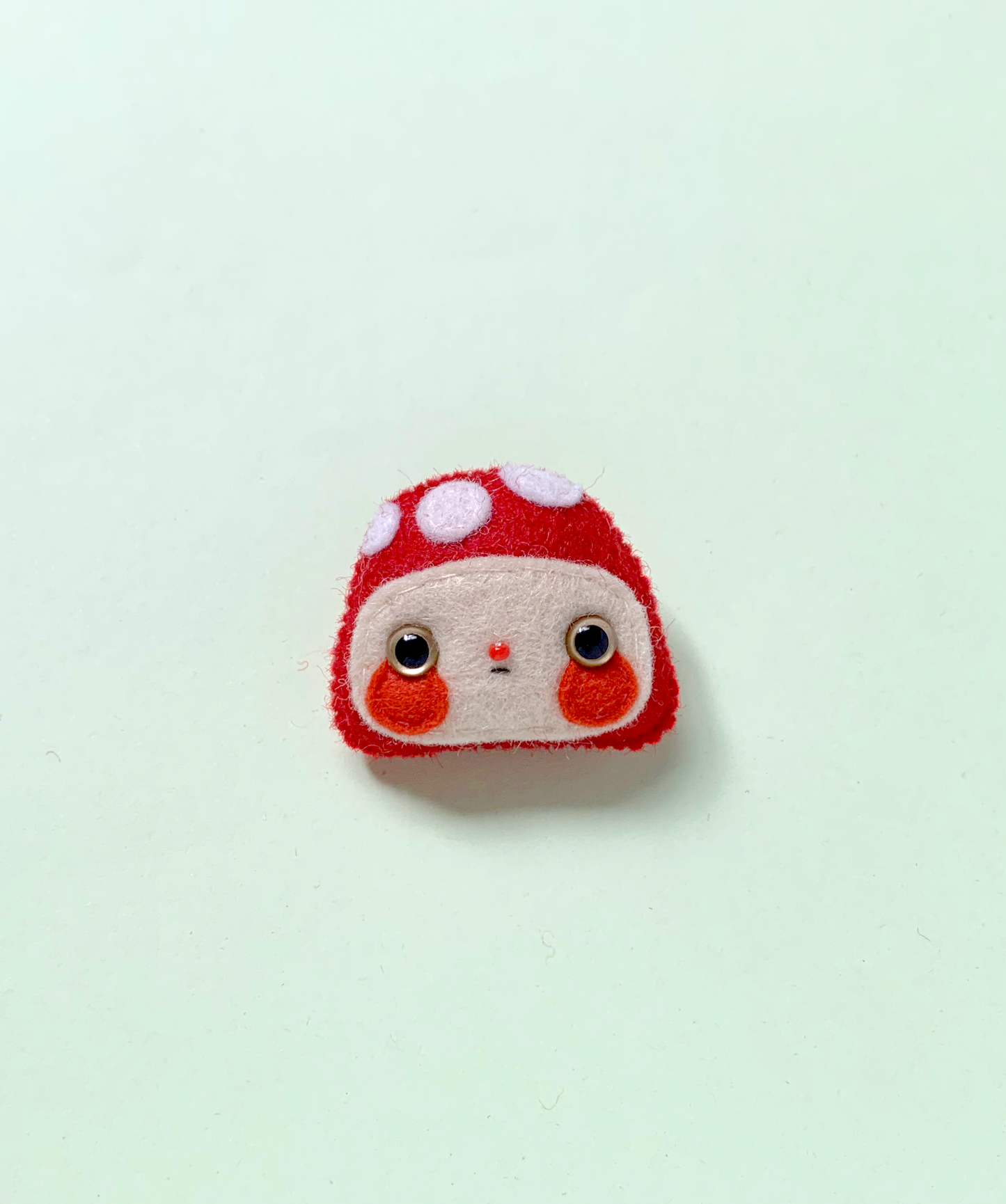 Martin - Felt Toadstool Mushroom Brooch