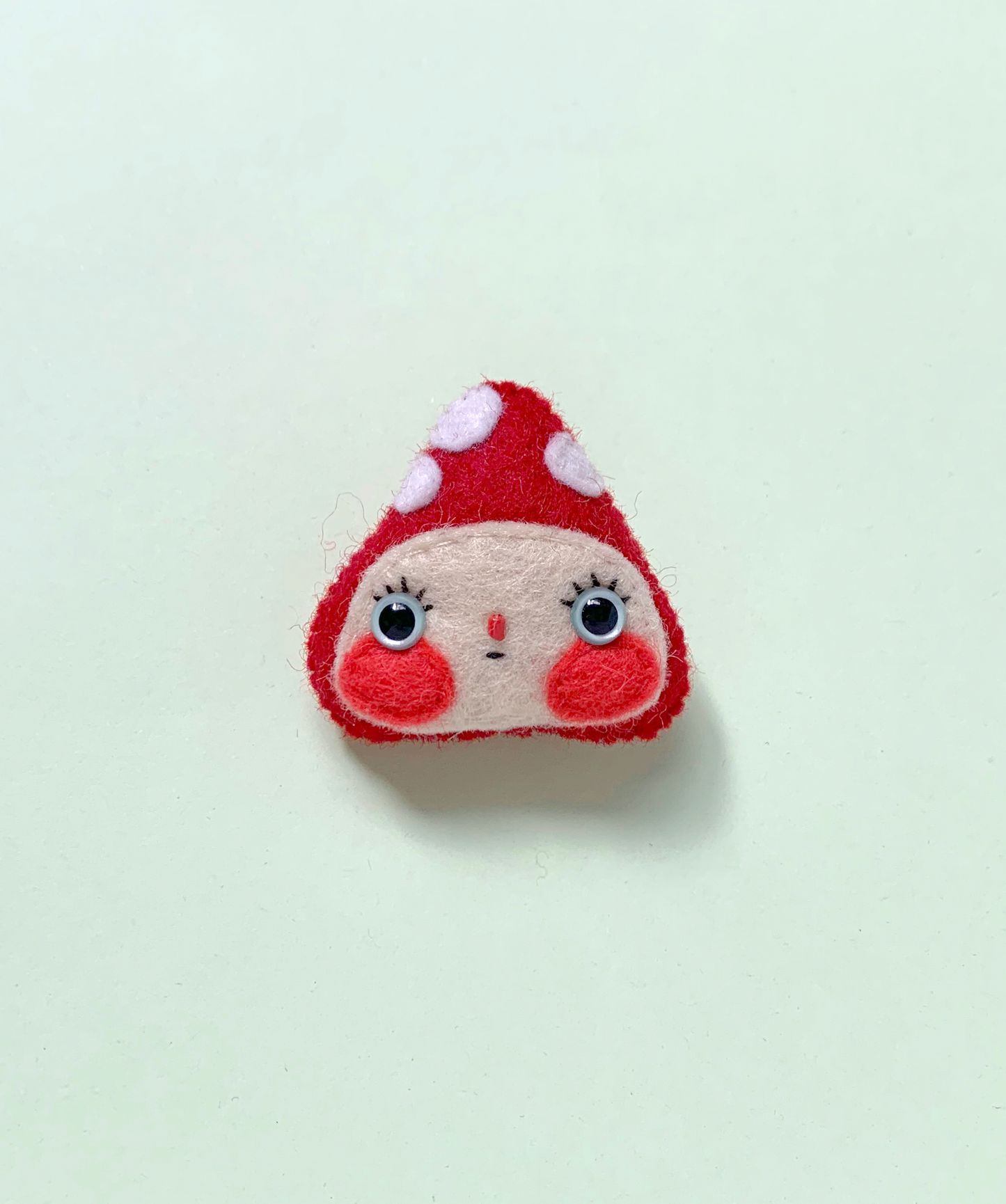 Muster - Felt Toadstool Mushroom Brooch