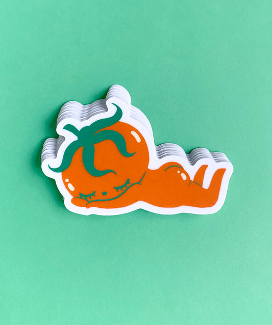 Sleepy Tomato - Vinyl Sticker